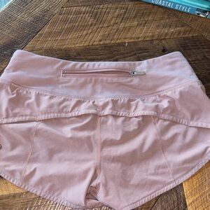lululemon athletica Dusty Rose Athletic Shorts